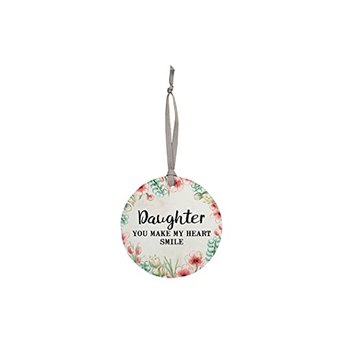 Carson Home Wood Ornament, 3.5-inch Diameter (Daughter)