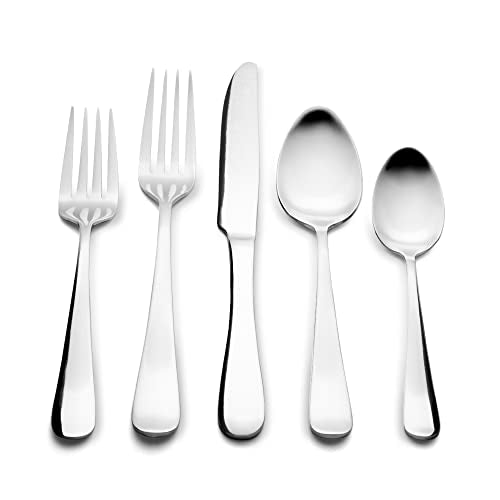 Boston Warehouse Kitchinox Flatware Set, Service for 4/20 Piece, Mason, 20 Count