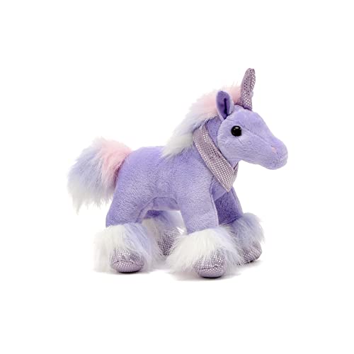 Unipak 2833RPR Gibbles Rainbow Unicorn Plush, 7-inch Height, Purple