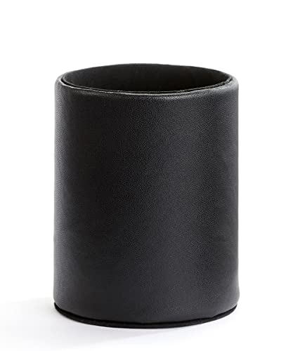 Giftcraft 094848 Faux Leather Pen Holder, 3.9-inch Height, PVC leather, velvet and cardboard