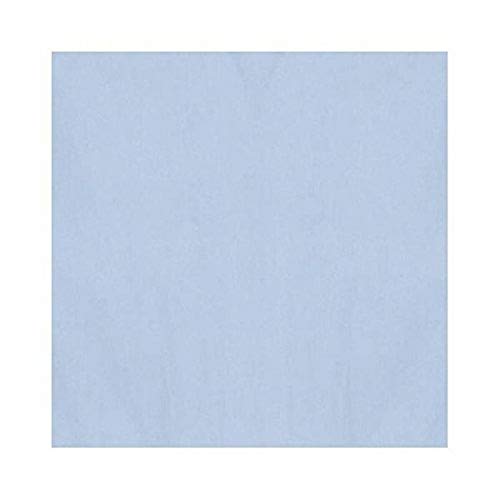 Amscan Solid Tissues Party Supplies Napkins, 20" x 20", Blue