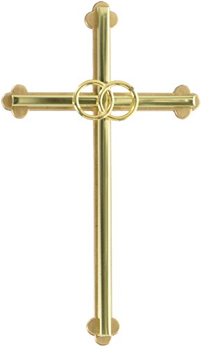 Cathedral Art NC303GP Wedding Cross, 8-Inch, Gold