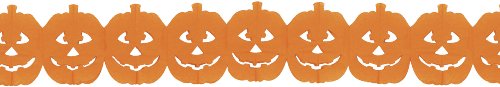 Beistle Jack-O-Lantern Garland Party Accessory (1 count) (1/Pkg)