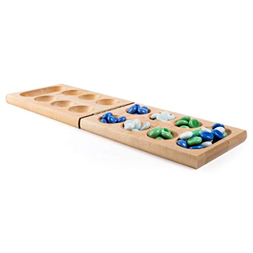 Spin Master Cardinal Games Solid Wood Folding Mancala