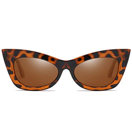 Duco Women Sunglasses Retro Vintage Cateye Sunglasses for Women Polarized Lens W005