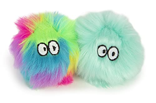 Worldwise SmartyKat, Fuzzy Friends, Soft Plush Balls, Cat Toys, Catnip Filled, Pure, Potent, Long Lasting, Set of 2