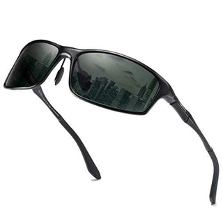 DUCO Polarized Sunglasses for Men 100% UV400 Protection Metal Frame Driving Men's Sun Glasses 8201