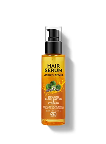 Absolute New York  Poppy & Ivy Beauty Hair Serum 4.05 Fl oz (JAMAICAN BLACK CASTOR & AVOCADO (GROWTH REPAIR))