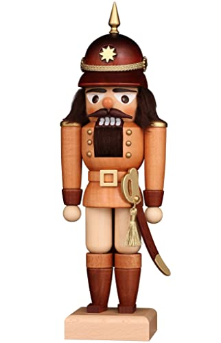 Alexander Taron 11.5" Brown and Black Christian Ulbricht Policeman Natural Nutcracker Decoration