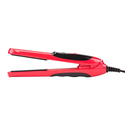 Travelon Mini Ceramic Flat Iron, Red