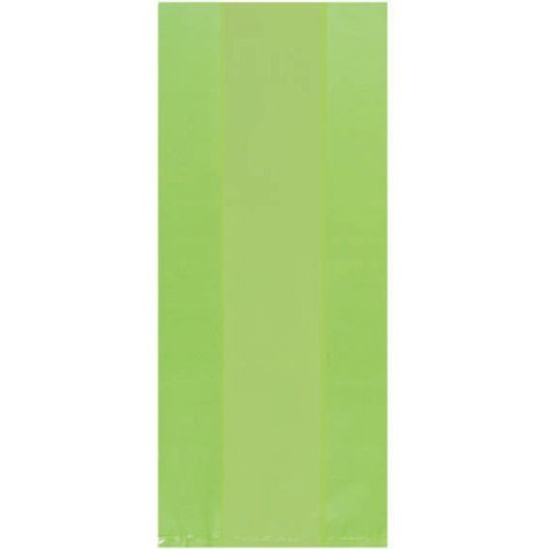 Amscan Large LIME GREEN Party Bags / Loot Bags Pk of 25