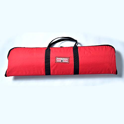 Universe Archery Cordura Archery Recurve Accessories Bag | Heavy Duty Long Case | Arrow & Accessories Cordura Case | Lightweight Recurve Accessories Bag (Red)