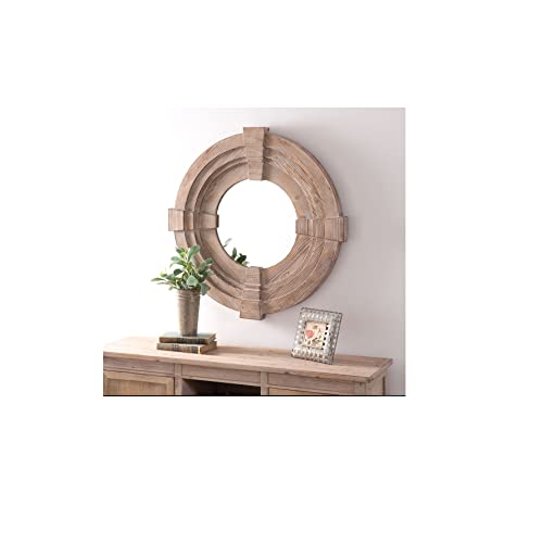 CTW Home Collection 530506 Sagebrush Ranch Mirror, 32-inch Diameter