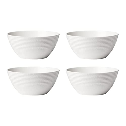 Lenox White Lx Collective Fruit Bowls, Set Of 4, 2.35 LB