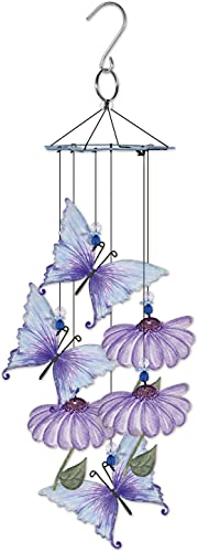 Sunset Vista Designs 93719 Wind Chime, 15-inch Height (Butterfly)