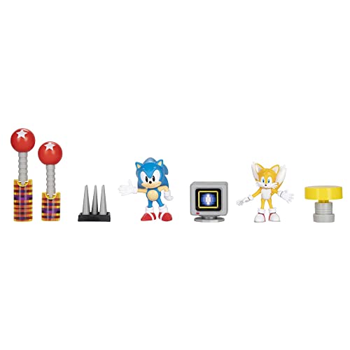 JAKKS Pacific Sonic The Hedgehog 2.5-Inch Action Figure Diorama Set