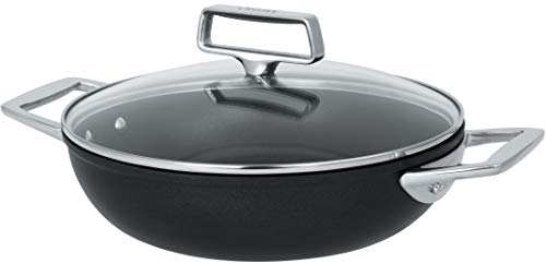CRISTEL Exceliss+ Non-Stick Coating Castel' Pro Ultralu Saut√©-pan with side handles 2Qt