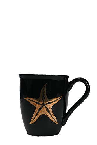 Comfy Hour Ocean Life Mug Collection 15oz 4" Starfish Pattern Mug Water Cup, Dolomite