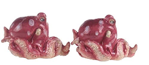 Blue Sky Clayworks OCTOPUS Salt & Pepper Shaker-RED