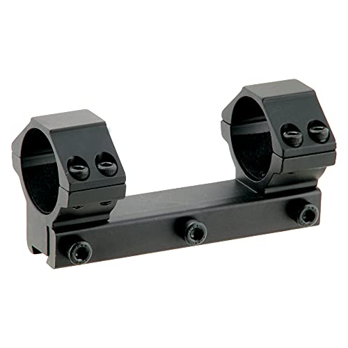 Leapers UTG 1PC High Profile Airgun Mount with Stop Pin, 1" Dia , Black