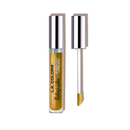 L.A. Girl COLORS Holographic Lipgloss, Gold Rush