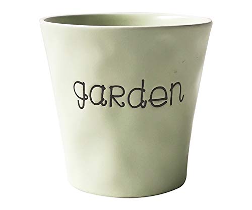 Blue Sky Clayworks Clayworks Live Love Garden 6.5'' Flower Pot, Multi Color