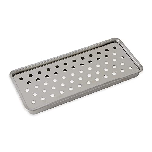 RSVP International Cleaning Collection Stainless Steel Sink Tray, 9.5x4.25x0.75