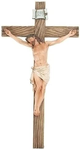 Roman 13.75 Inches High Jesus on the Cross-crucifix By Joseph&
