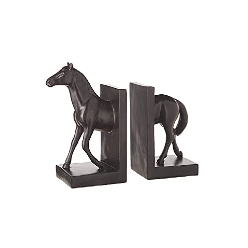 RAZ Imports 4210200 Resin Horse Bookends, 9.5-inch Height, Set of 2