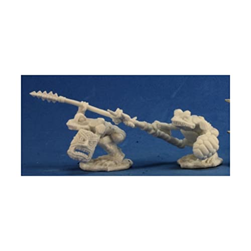 Reaper Miniatures REM77268 Bones Squogs Warriors Miniature - 2 Count