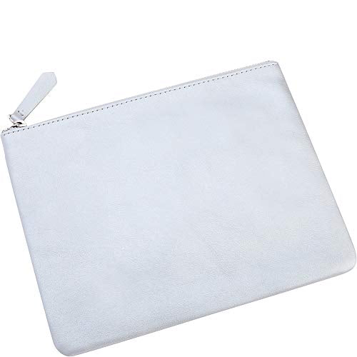 Royce Leather Travel Organizer Pouch (Silver)