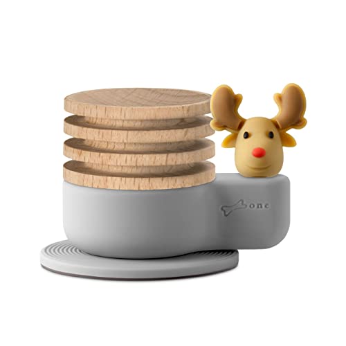 Bone Collection Mr. Deer Essential Oil and Car Diffuser, Gift Set, Beech Wood