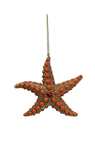 Comfy Hour Under The Sea Collection Resin Ocean Starfish Christmas Tree Ornaments