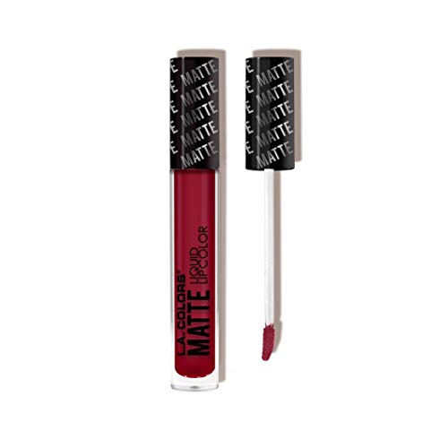 L.A. Girl Colors Matte Liquid Lip Color, Perception, 1 Ounce