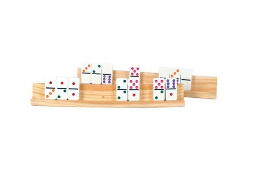CHH Recreational Wooden Accessory Game Activity Equipment Domino Rack