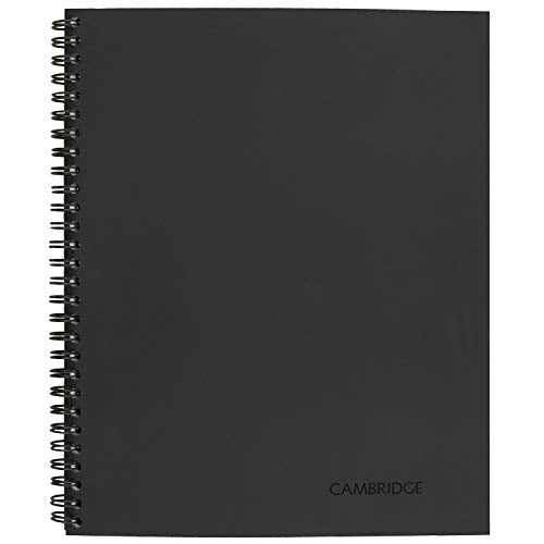 ACCO (School) Cambridge Business Notebook, 80 Sheets, Legal Ruled, 8-1/4" x 11", Wirebound, Gray (06062)