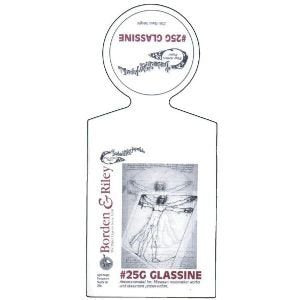 Chartpak Borden & Riley #25G Glassine Paper Roll, 36" x 20 Yards, 25 LB, 1 Roll Each (25GR362000)