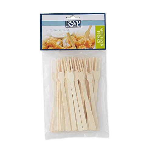 RSVP International Bamboo Appetizer Forks