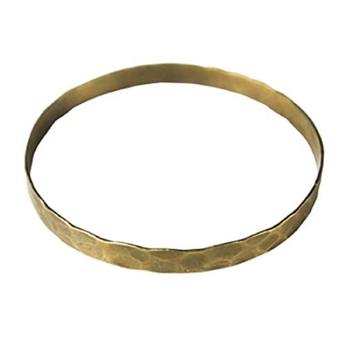 HomArt AREOhome Eve Hammered Bangle, Brass - Small