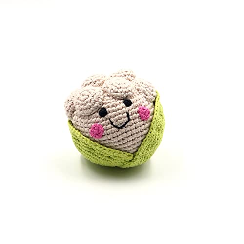 Pebble | Handmade Friendly Cauliflower | Crochet | Fair Trade | Pretend | Imaginative Play | Machine Washable