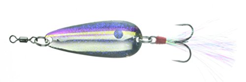 Nichols Lures 2FS15-12 Mojo Flutter Spoon Purple Threadfin, 1/2 oz