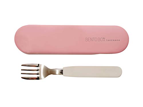 Fork and Case, Eco-Friendly Lunch Accessory, Made in Japan, Takenaka Bento box (Candy Pink)