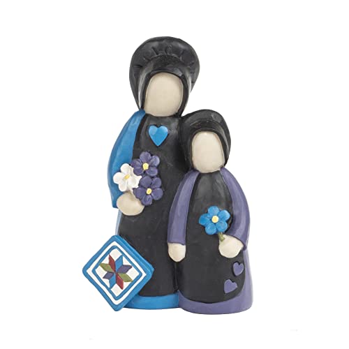 Blossom Bucket 221-13305 Amish Mother and Daughter, 3.5-inch