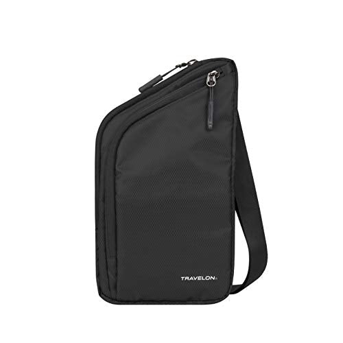 Travelon Modern Crossbody Bag, Black, One Size