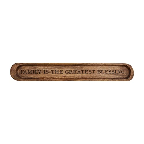Mud Pie Greatest Blessing Sentiment Plaque, 26-inch