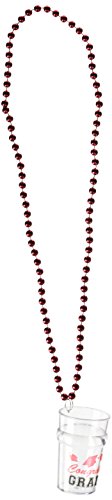 Beistle Red Graduation Glass With Beaded Chain