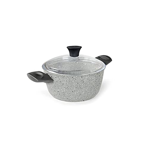 FLONAL DURA Induction Stone Effect Aluminum, Medium, Clear