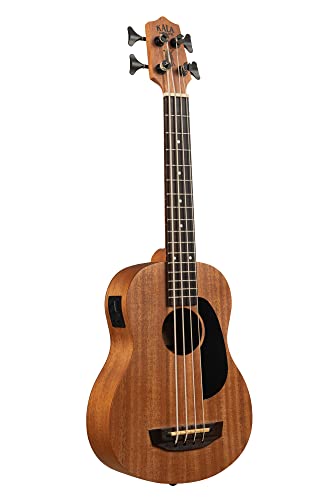 Kala Brand Music Co, 4-String Ukulele, Right, Natural, (UBASS-BAKITHI-FS)