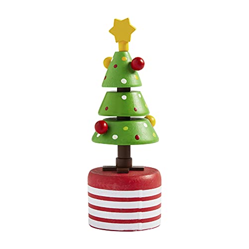 Mud Pie Collapsing Christmas Tree Toy, 4 1/2-inch