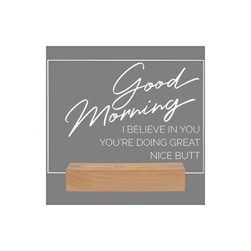 Carson 33313 Good Morning LED Decorative Sign, 7.75-inch Height